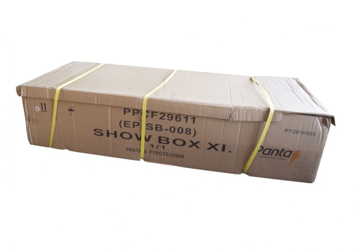 Kompaktní ohňostroj SHOW BOX XI. 296ran / 20, 25 a 30 mm