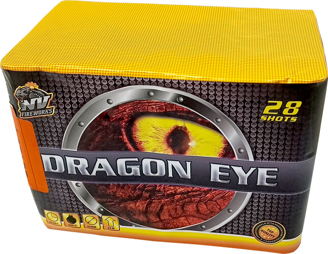 Pyrotechnika Kompakt 28ran / 20mm Dragon Eye