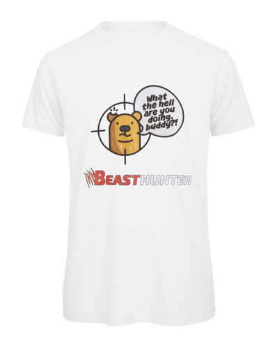 Tričko Beast Hunter Buddy 02 TM bílé vel.M