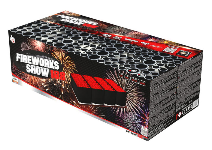 Kompaktní Ohňostroj Fireworks Show 188ran / 30 a 50 mm