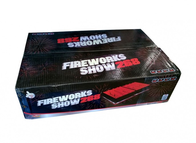 Kompaktní ohňostroj Fireworks Show 268ran / 20 mm