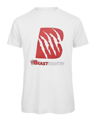 Tričko Beast Hunter Logo 01 TM bílé vel.L