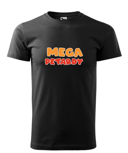 Tričko Mega Petardy 01 Man černé vel.XL